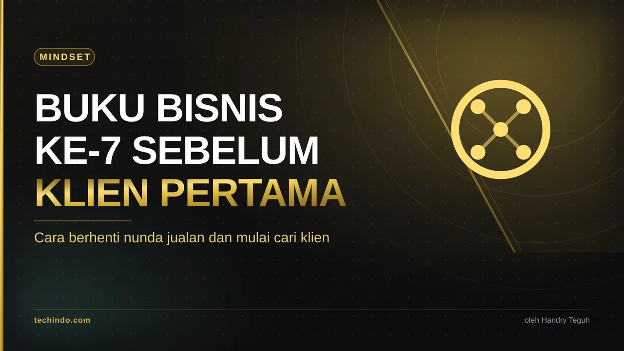 Buku Bisnis ke-7 Sebelum Klien Pertama: Cara Berhenti Nunda Jualan
