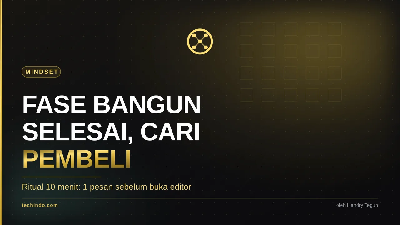 Fase Bangun Selesai, Cari Pembeli Pertama Terasa Kayak Gagal