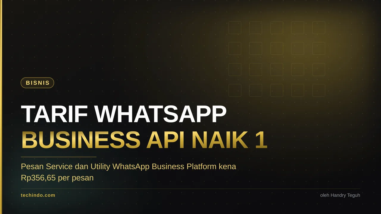 Tarif WhatsApp Business API Naik 1 Oktober 2026, Itung Ulang
